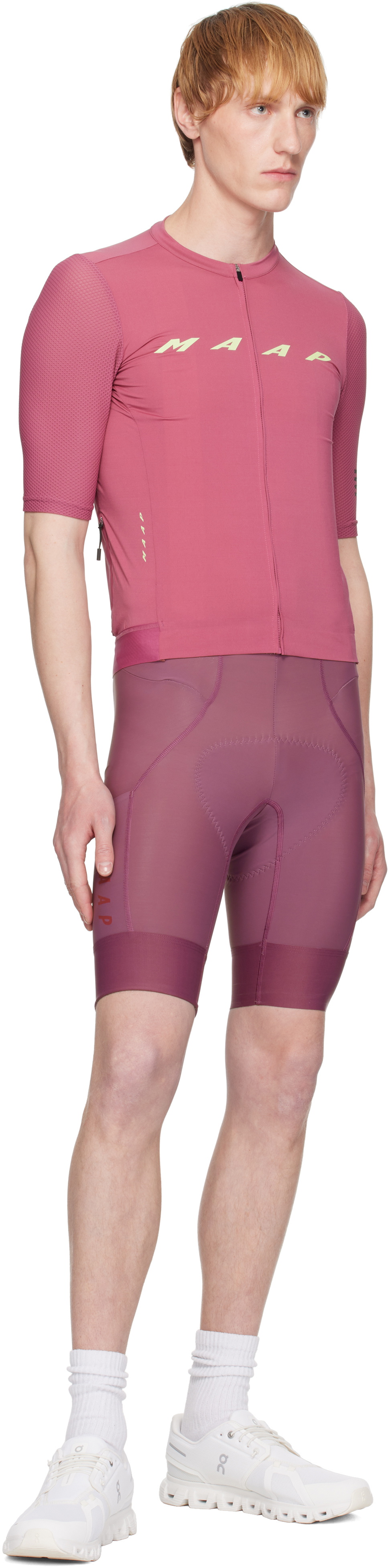 MAAP Pink Evade Pro Base Jersey 2.0 Cycling Top