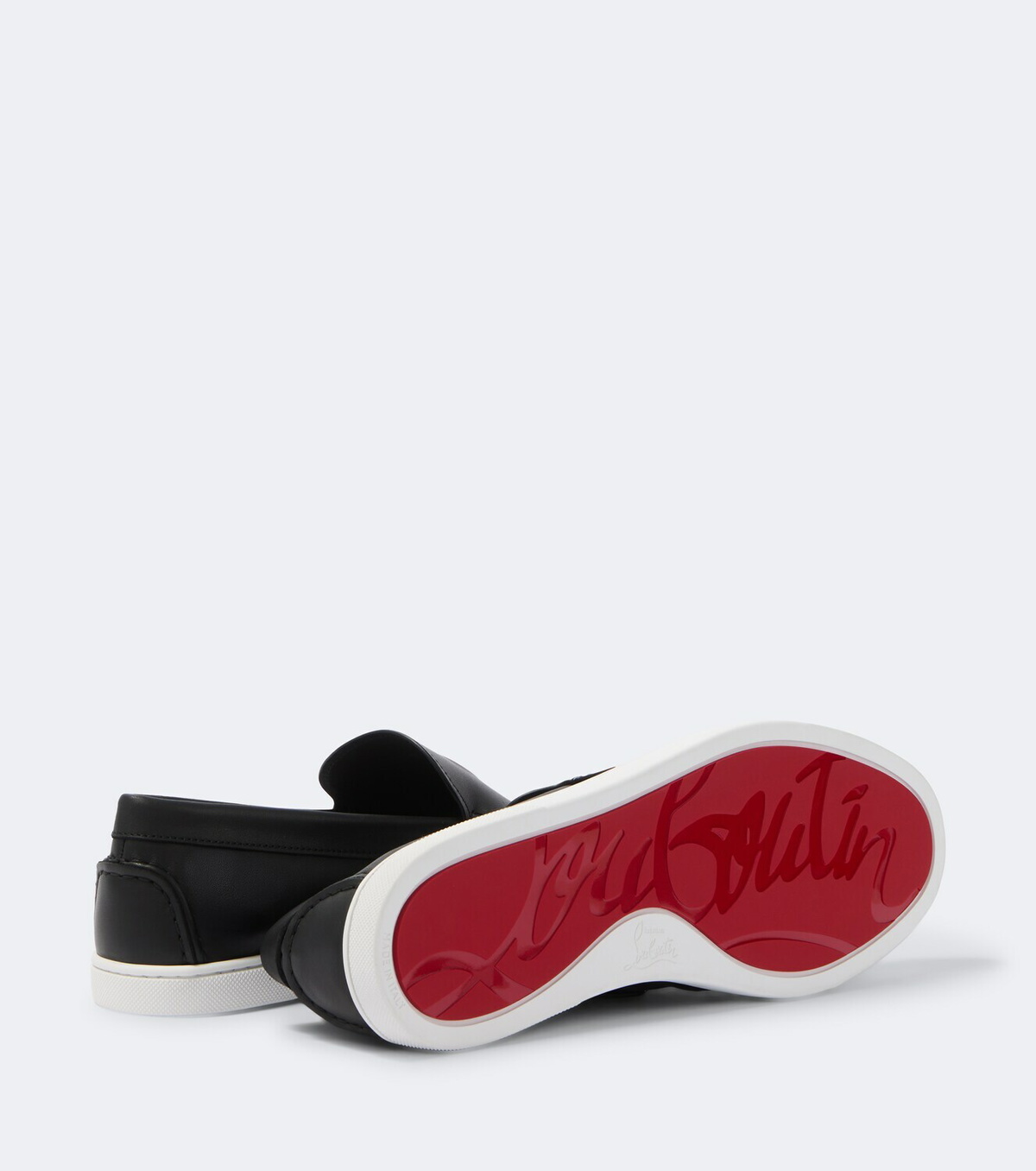 Christian Louboutin Neoclboat leather slip-on shoes