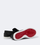 Christian Louboutin Neoclboat leather slip-on shoes