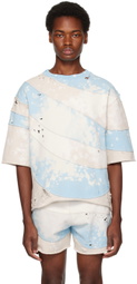 Liberal Youth Ministry Blue & Beige Distressed T-Shirt
