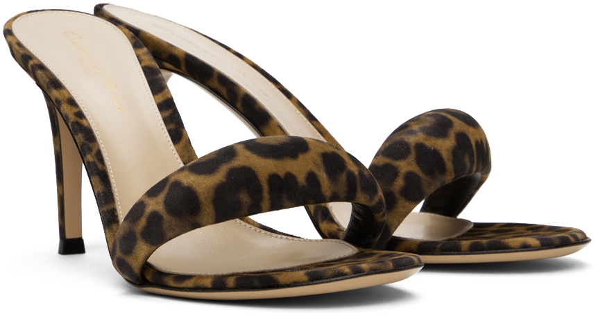 Gianvito rossi leopard discount mules