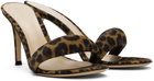 Gianvito Rossi Brown Bijoux 85 Mules