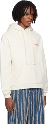 Charles Jeffrey LOVERBOY Off-White Printed Hoodie
