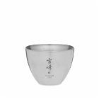 Snow Peak Titanium Sake Cup in Silver