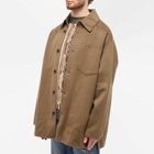 Acne Studios Men's Domen Double Jacket in Khaki Green