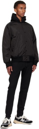 Reigning Champ Black ECONYL Satin Nylon Stadium Jacket