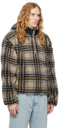 Y/Project Beige & Black Insert Hood Fleece Hoodie