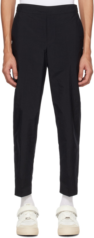 Photo: Maison Kitsuné Black City Trousers