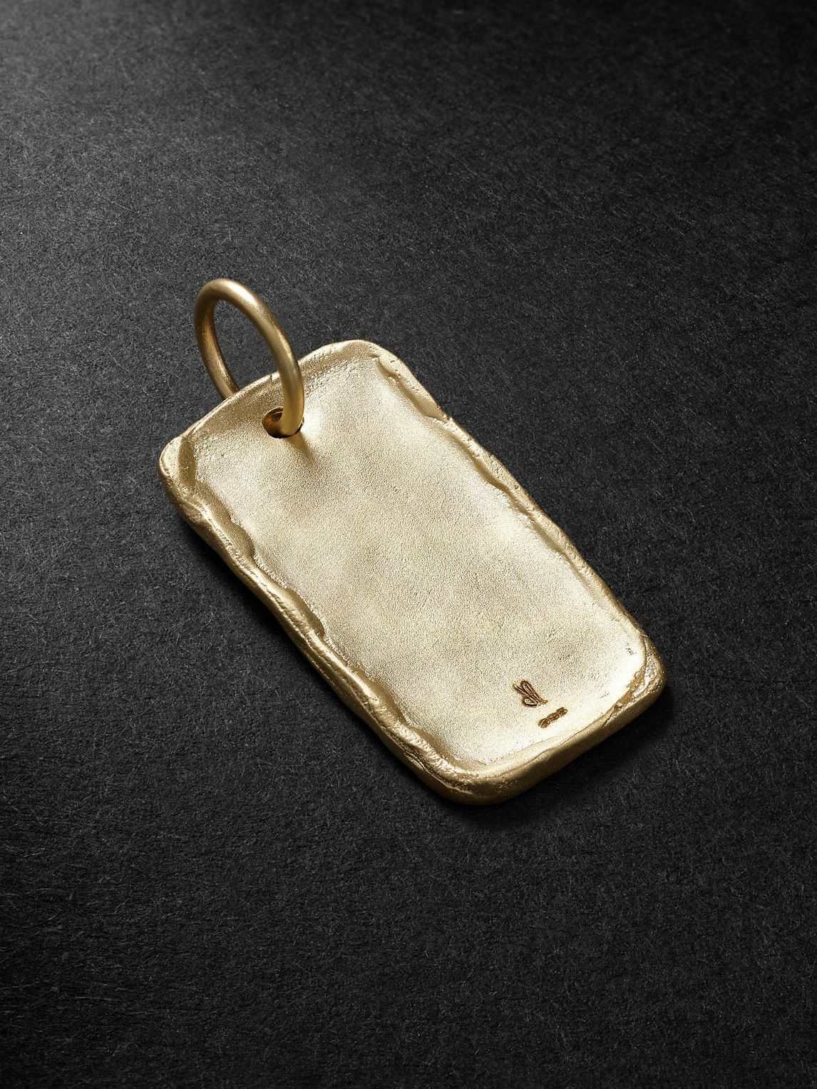 Jacquie Aiche - Textured 14-Karat Gold Pendant