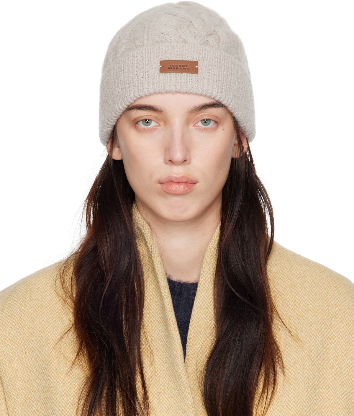 Isabel Marant Beige Tolie Beanie