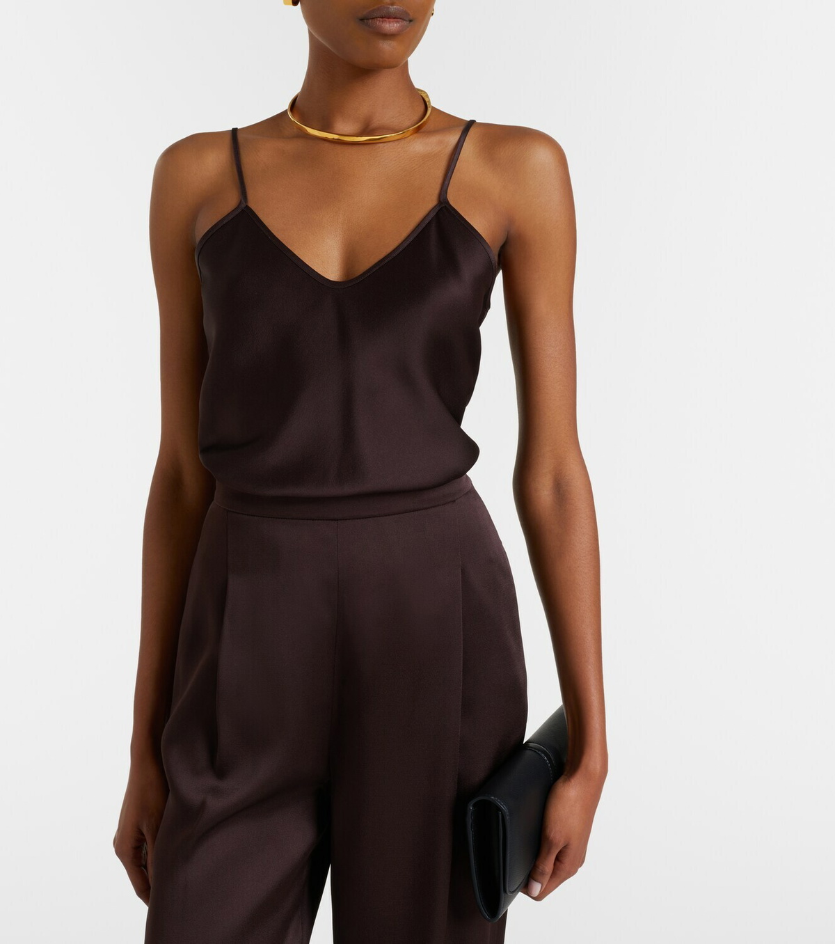 Max Mara Crêpe satin camisole