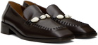 Wales Bonner Brown Shell Loafers