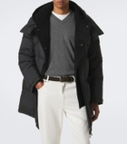 Yves Salomon Shearling-trimmed down coat