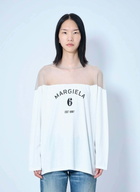 MM6 Maison Margiela Long Sleeve Heavy Cotton Jersey Tee