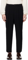 RAINMAKER KYOTO Black Shirring Trousers