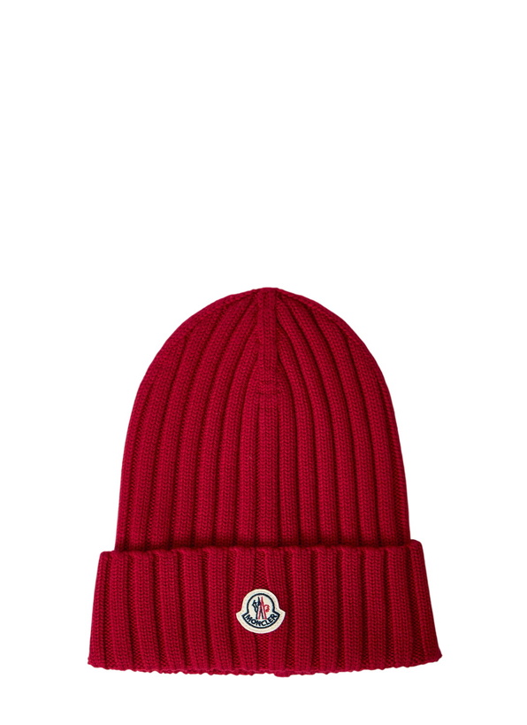 Photo: Moncler Logo Motif Beanie Hat