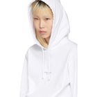 Acne Studios White Lily Hoodie