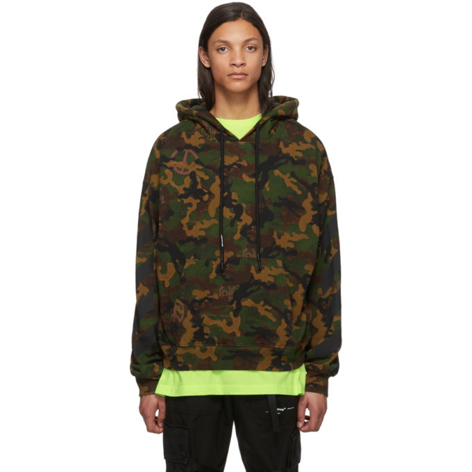 Photo: Off-White Green Camo All Over Hoodie