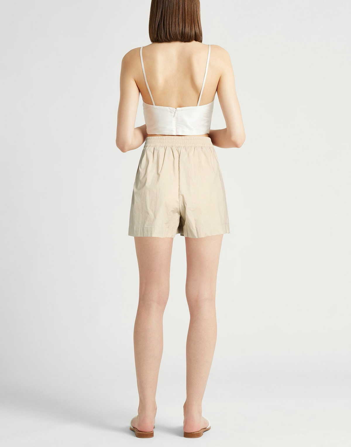 Roberto Collina Womens Shorts & Bermuda Shorts Sand