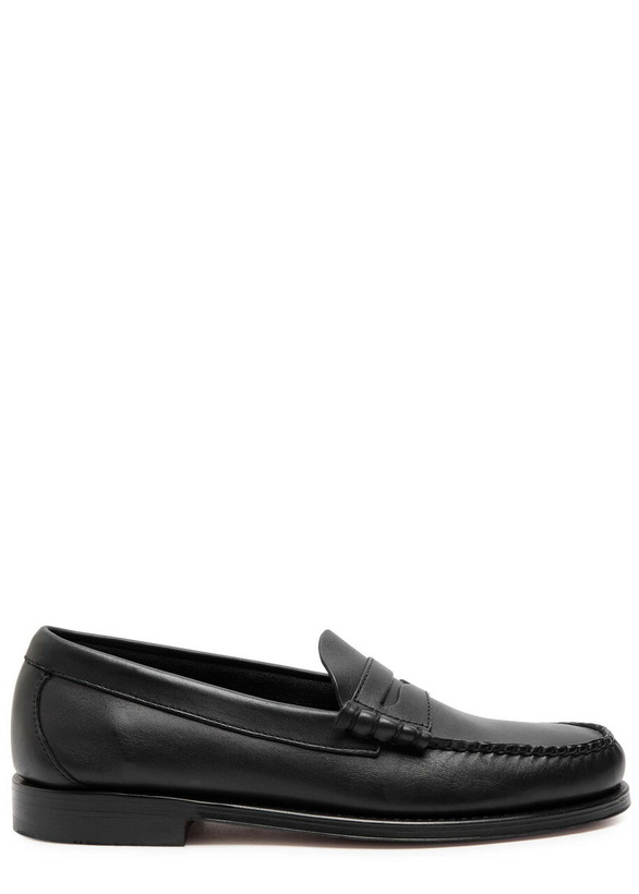 Photo: G.H Bass & CO Larson Leather Loafers Black