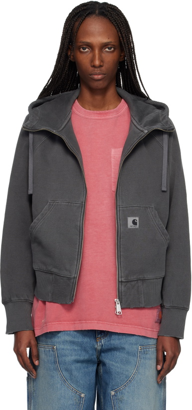 Photo: Carhartt Work In Progress Black Torion Hoodie