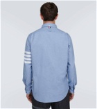 Thom Browne 4-Bar flannel shirt