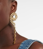 Magda Butrym - Embellished spiral drop earrings