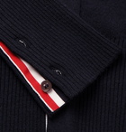 Thom Browne - Slim-Fit Striped Cashmere Cardigan - Men - Navy