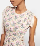 Agua by Agua Bendita Guaguancó floral cotton midi dress