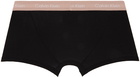 Calvin Klein Underwear Three-Pack Black Low-Rise Briefs