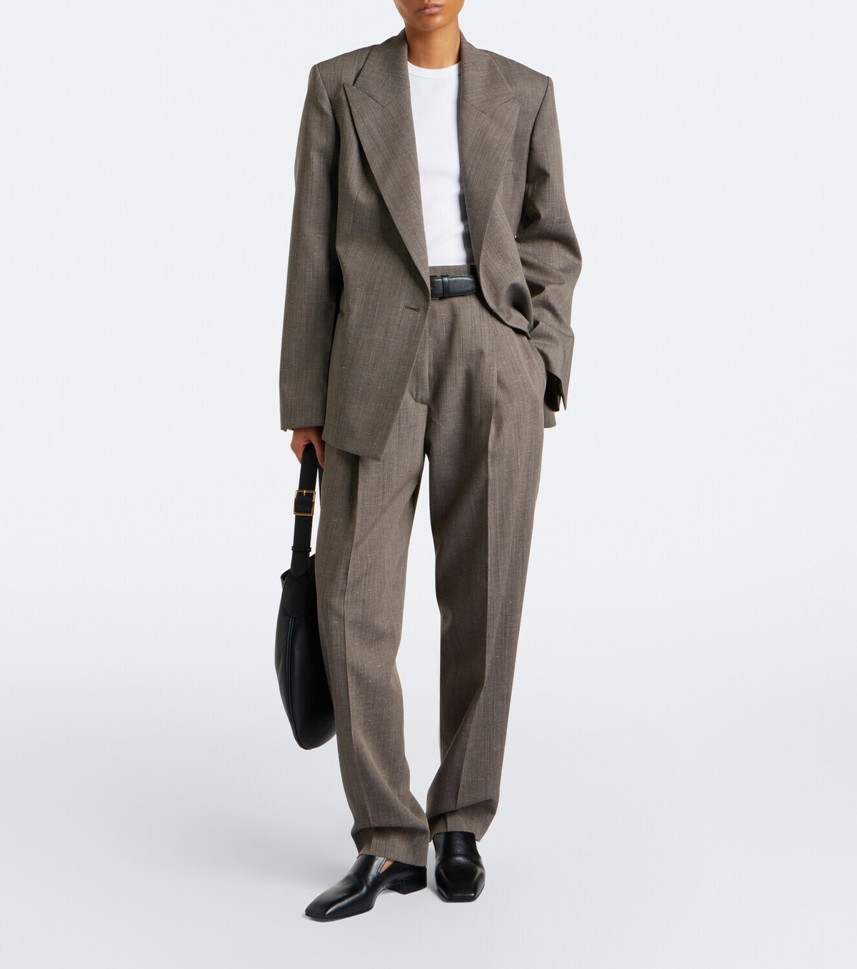 Róhe Wool-blend tapered pants