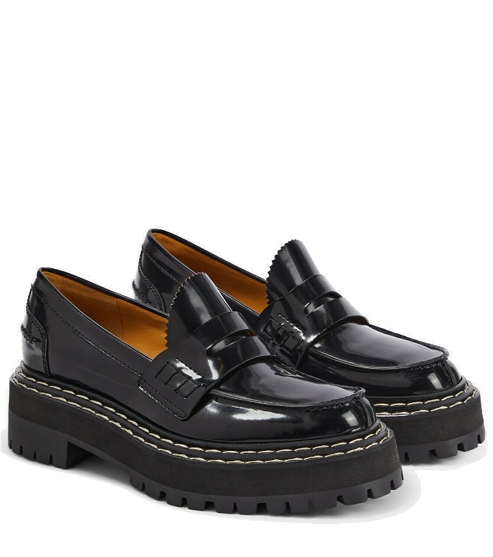 Photo: Proenza Schouler Patent leather loafers