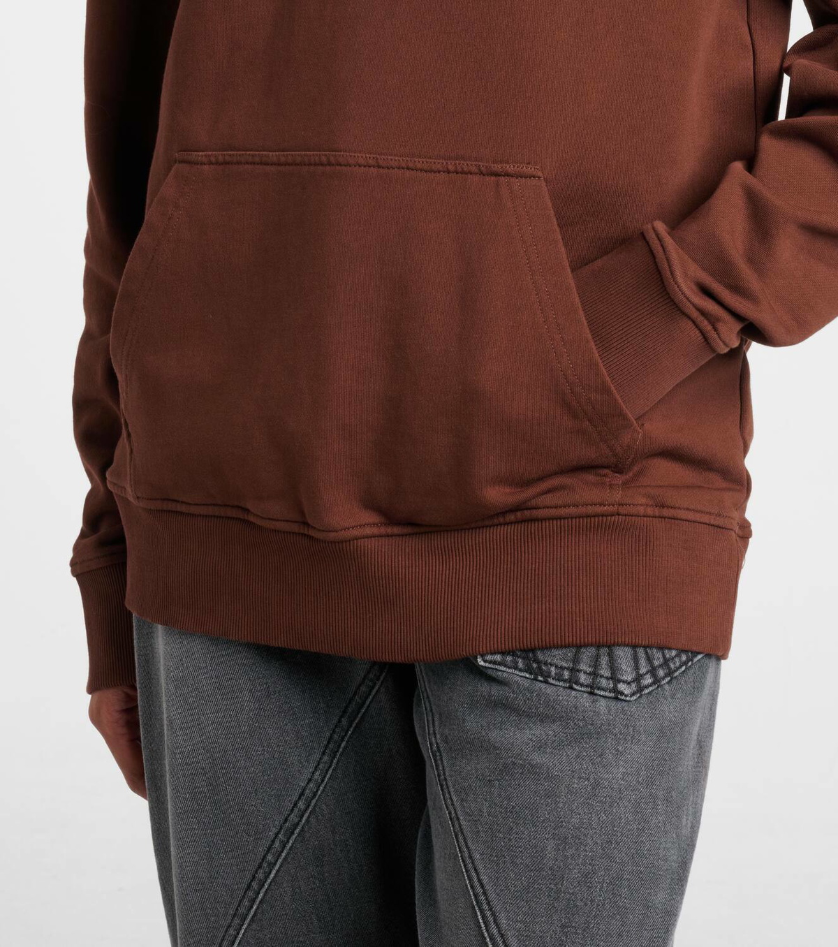JW Anderson Printed embroidered cotton jersey hoodie