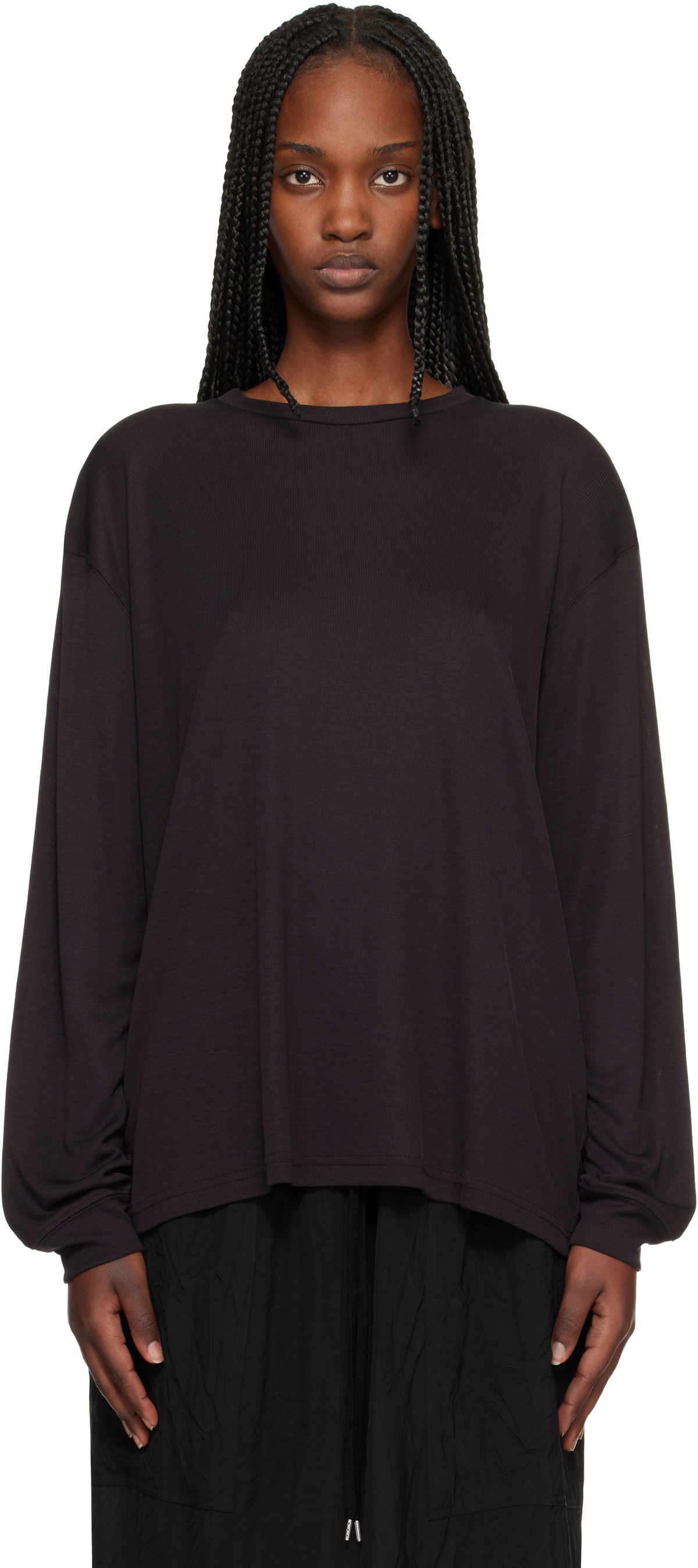 Studio Nicholson Brown Simmons Jersey T-shirt
