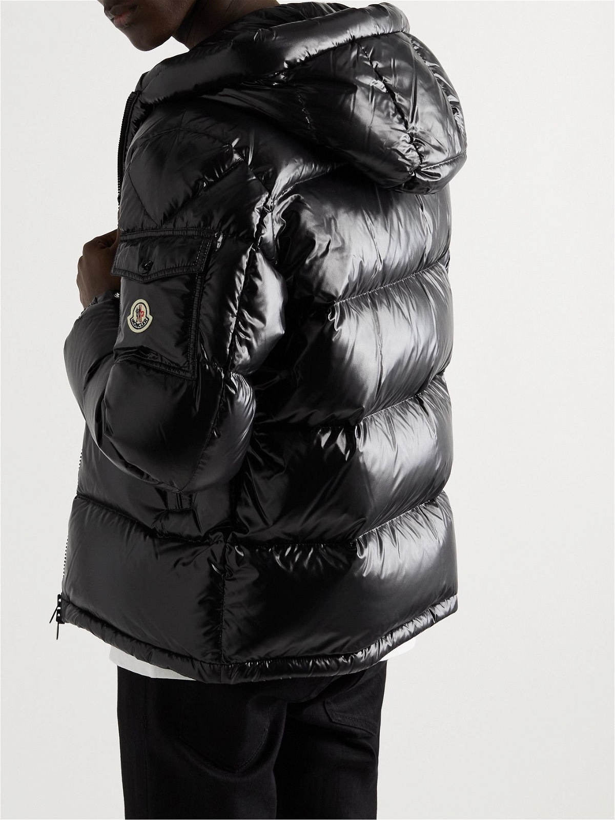 Moncler - Ecrins Hooded Quilted Shell Down Jacket - Black Moncler