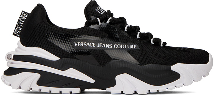 Photo: Versace Jeans Couture Black New Trail Trek Sneakers
