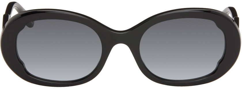 Chloé Black Oval Sunglasses Chloe 