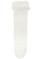 Self-portrait X Christopher Kane Ruffle-trimmed Lace Socks - White - One Size