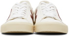 Veja White & Red Campo Chromefree Sneakers