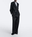 The Row Isani double-breasted virgin wool blazer