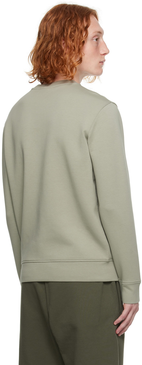 Emporio Armani Green Embroidered Sweatshirt