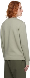 Emporio Armani Green Embroidered Sweatshirt