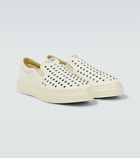 Junya Watanabe - x Stepney Workers Club leather sneakers