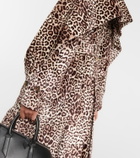 Alexandre Vauthier - Leopard-print velvet trench coat