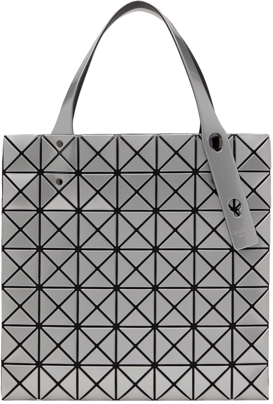 Photo: BAO BAO ISSEY MIYAKE Silver Prism Tote