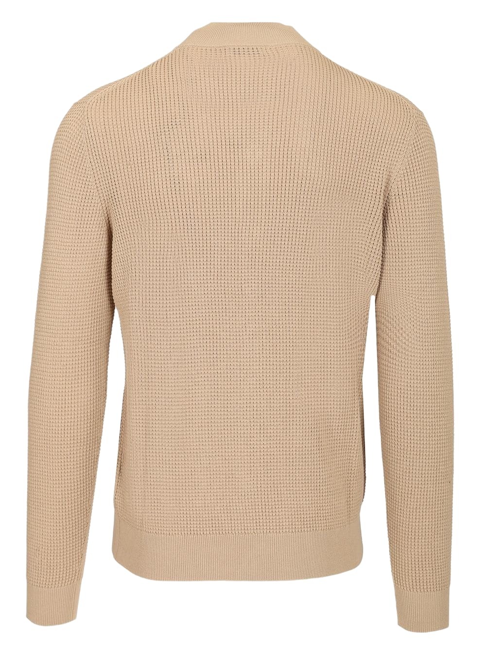 Ballantyne Rice Stitch Cotton Cardigan