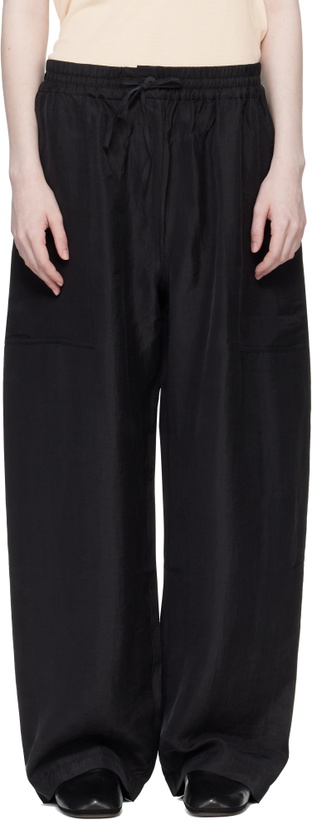 Photo: Studio Nicholson Black Capel Twill Trousers