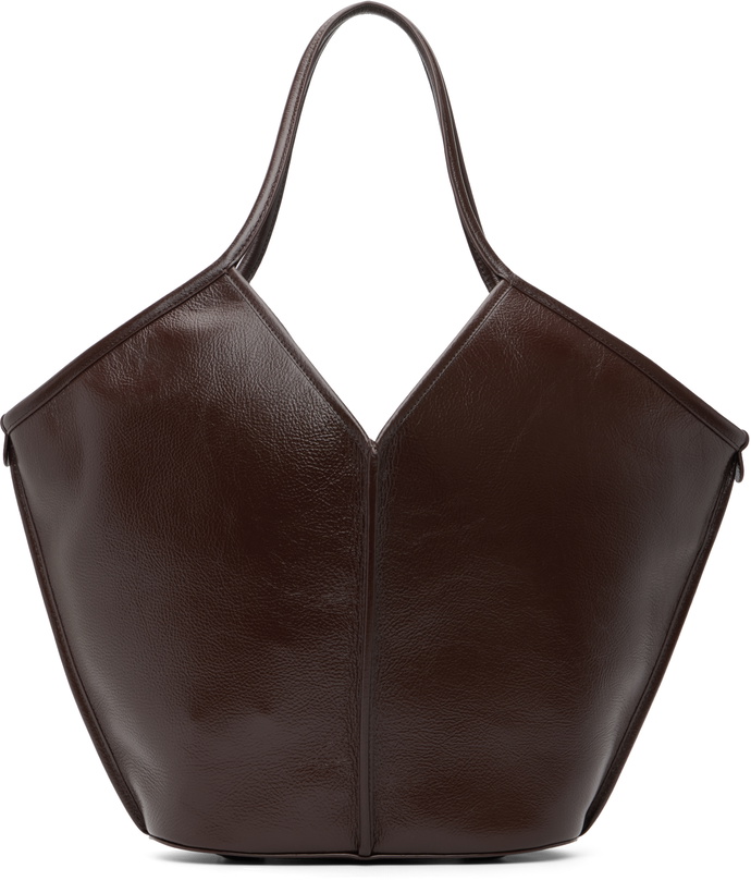 Photo: HEREU Brown Calella Distressed Tote