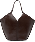 HEREU Brown Calella Distressed Tote