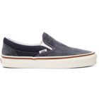 Vans - OG 98 DX Cotton-Corduroy and Suede Slip-On Sneakers - Men - Navy